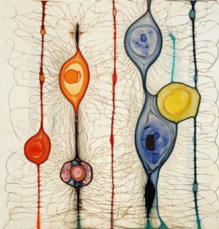 Venini Network #3, 32 × 32 in print